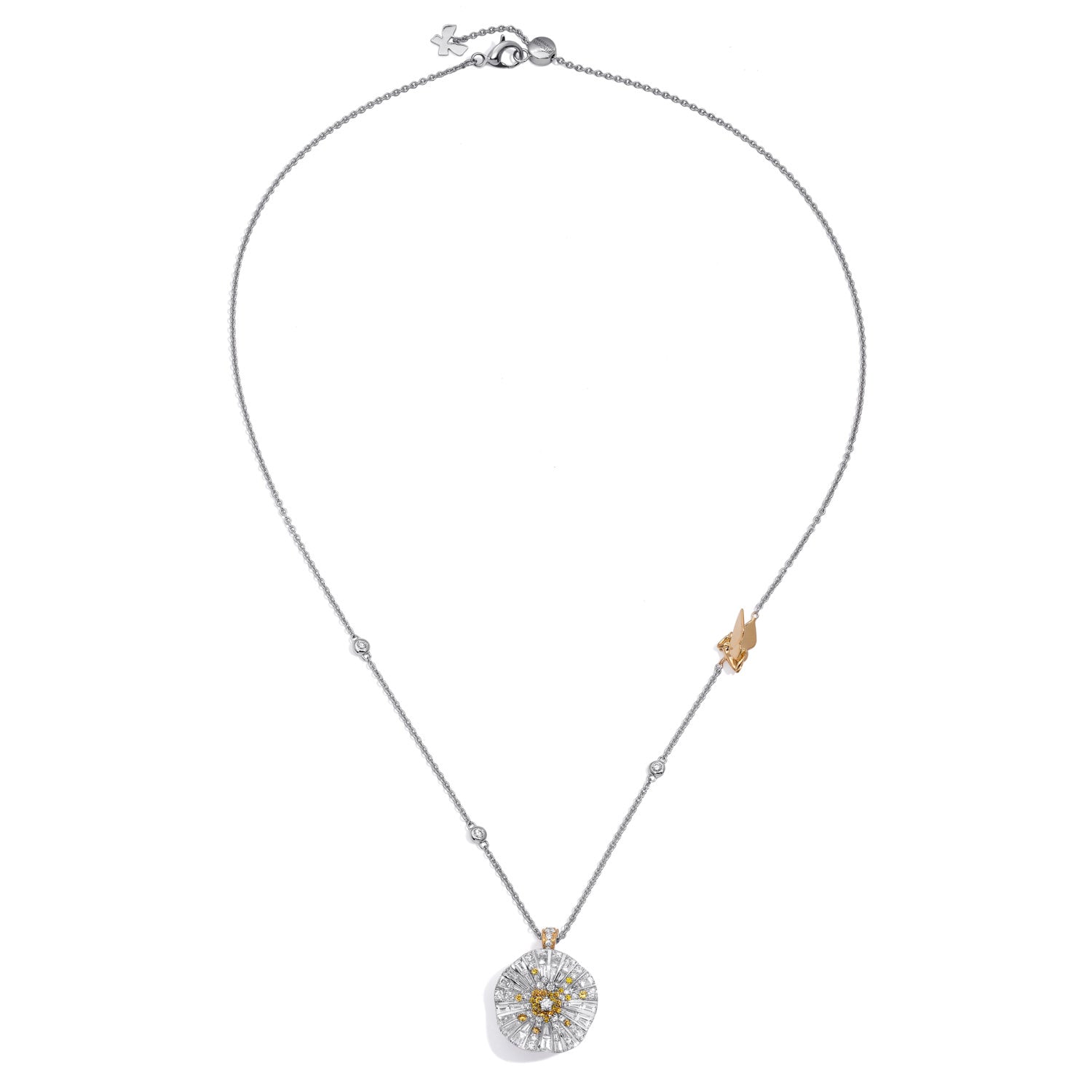 スモール・ネックレス イエローダイヤモンド