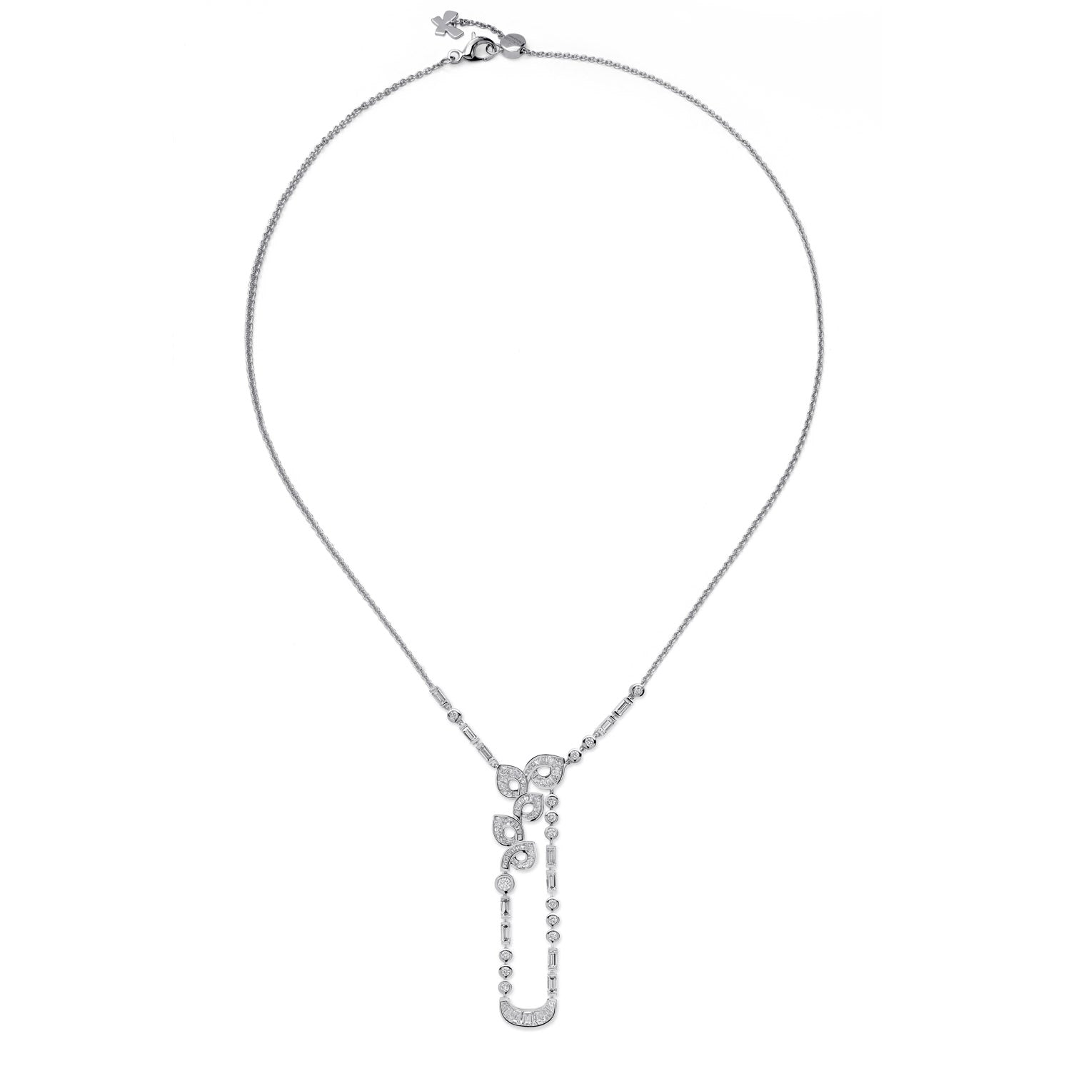 バゲットダイヤモンドのネックレス