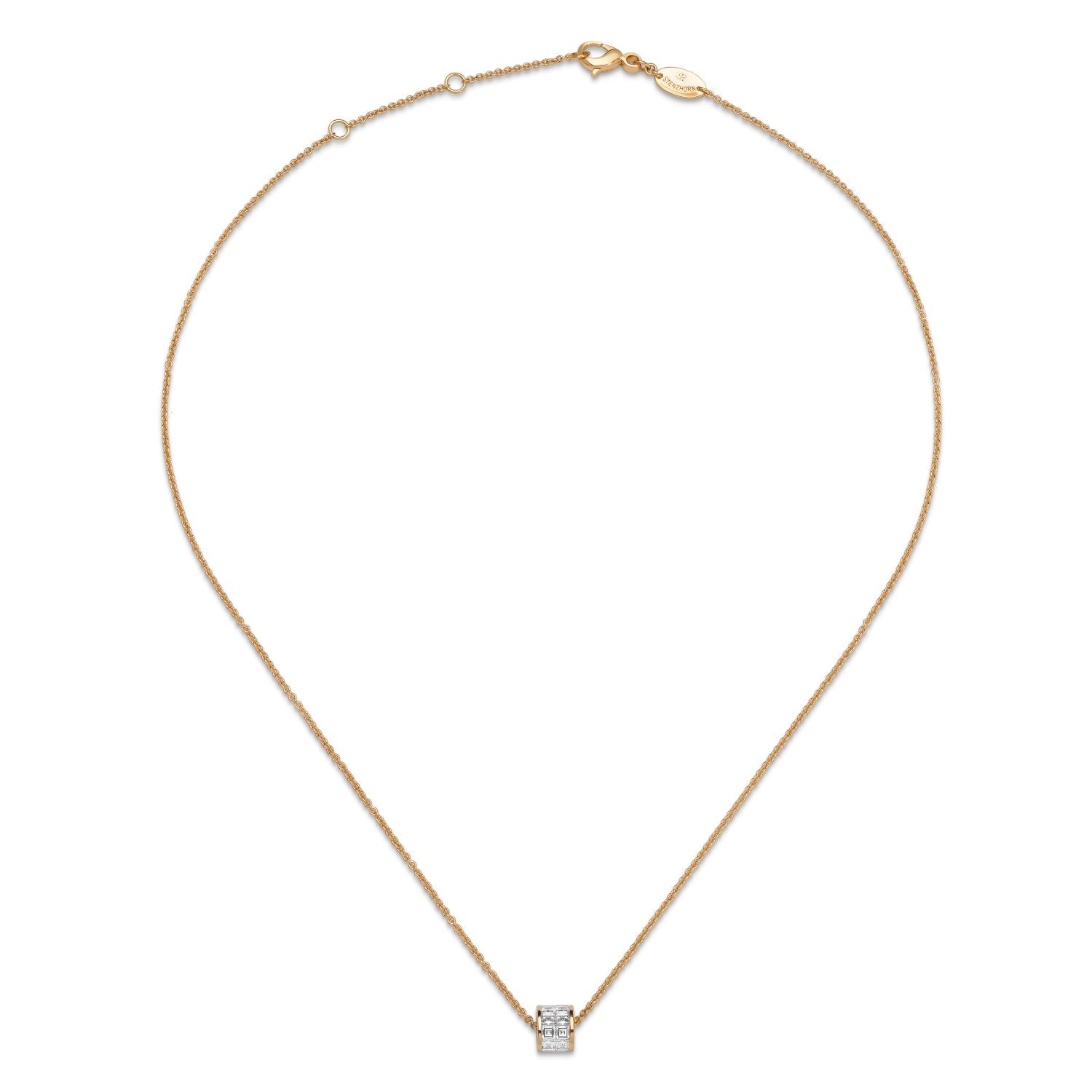 2列ダイヤモンドネックレス