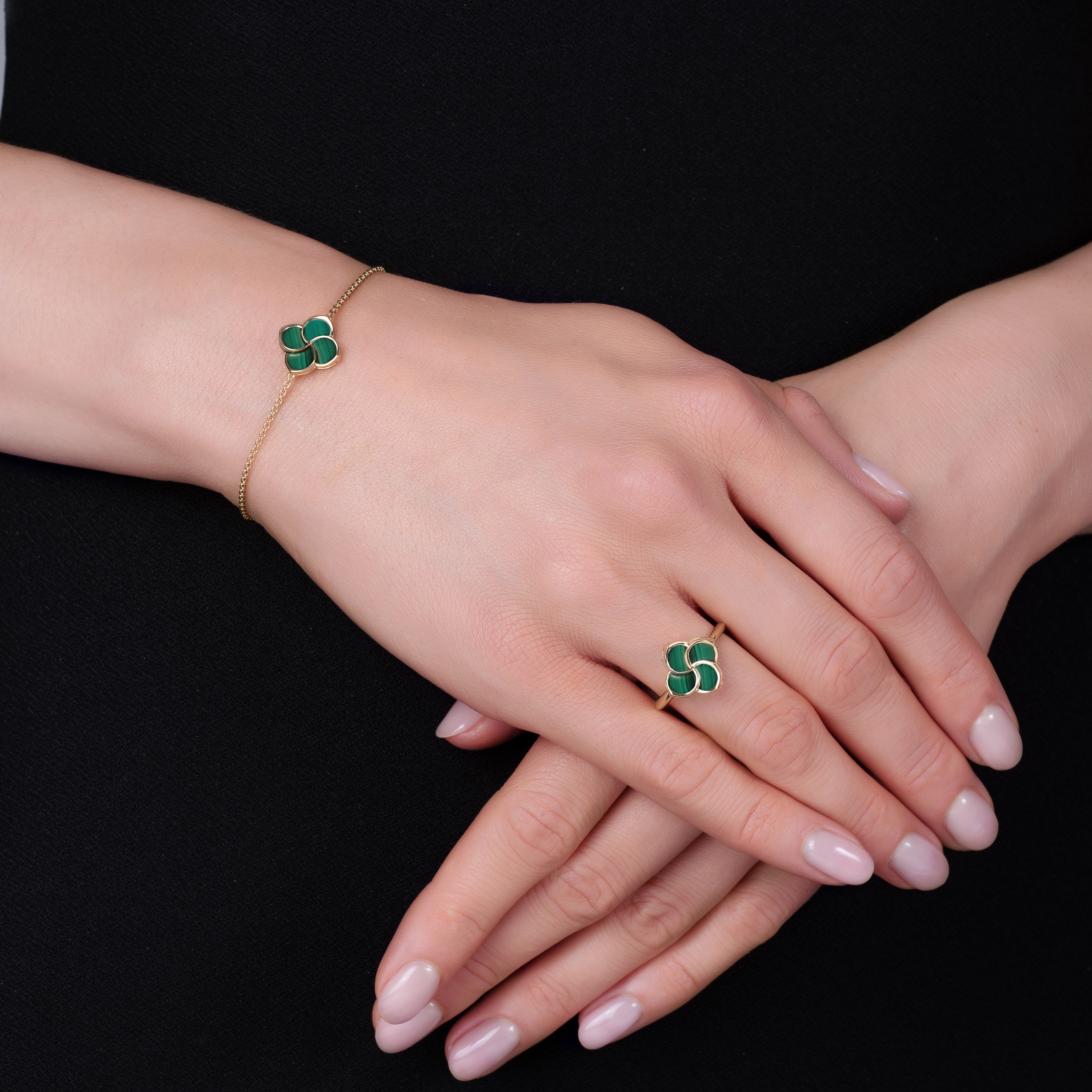 マラカイトのミニ・ブレスレット