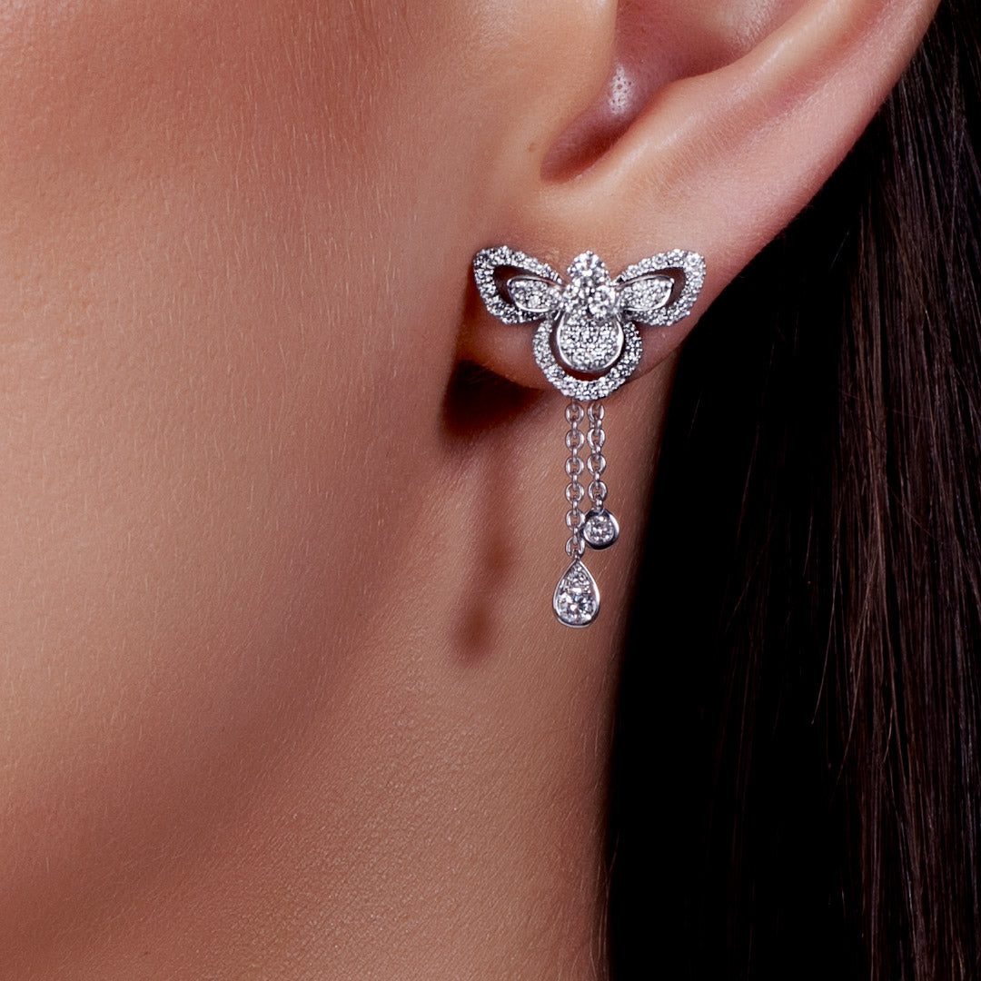 أقراط النحل مع وصلة