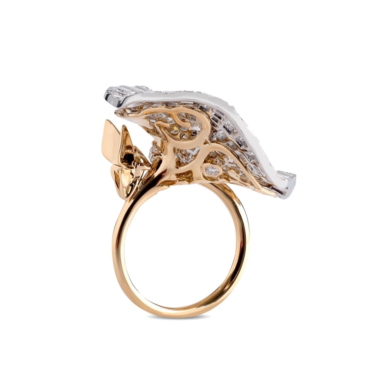 イエロー・ダイヤモンドのラージ・リング