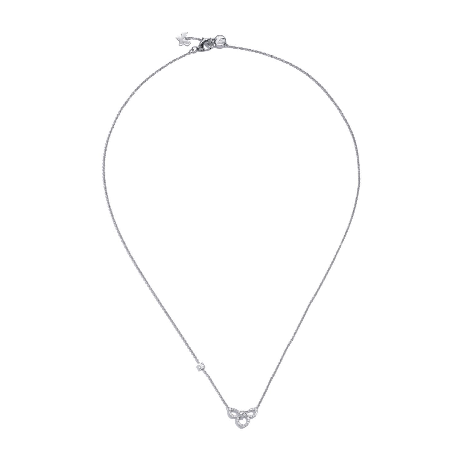 スモール ビー ネックレス ダイヤモンド