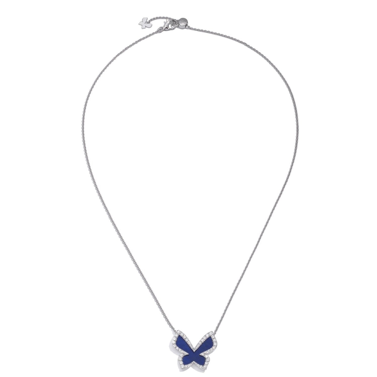 Butterfly Necklace with Lapis Lazuli