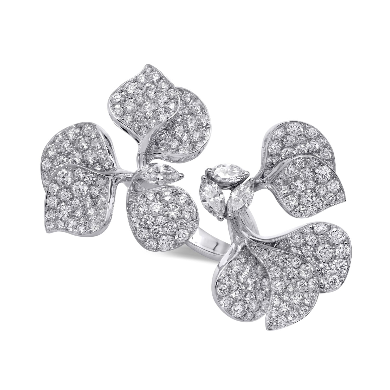 À FLEUR DE PARIS Diamond Double Ring