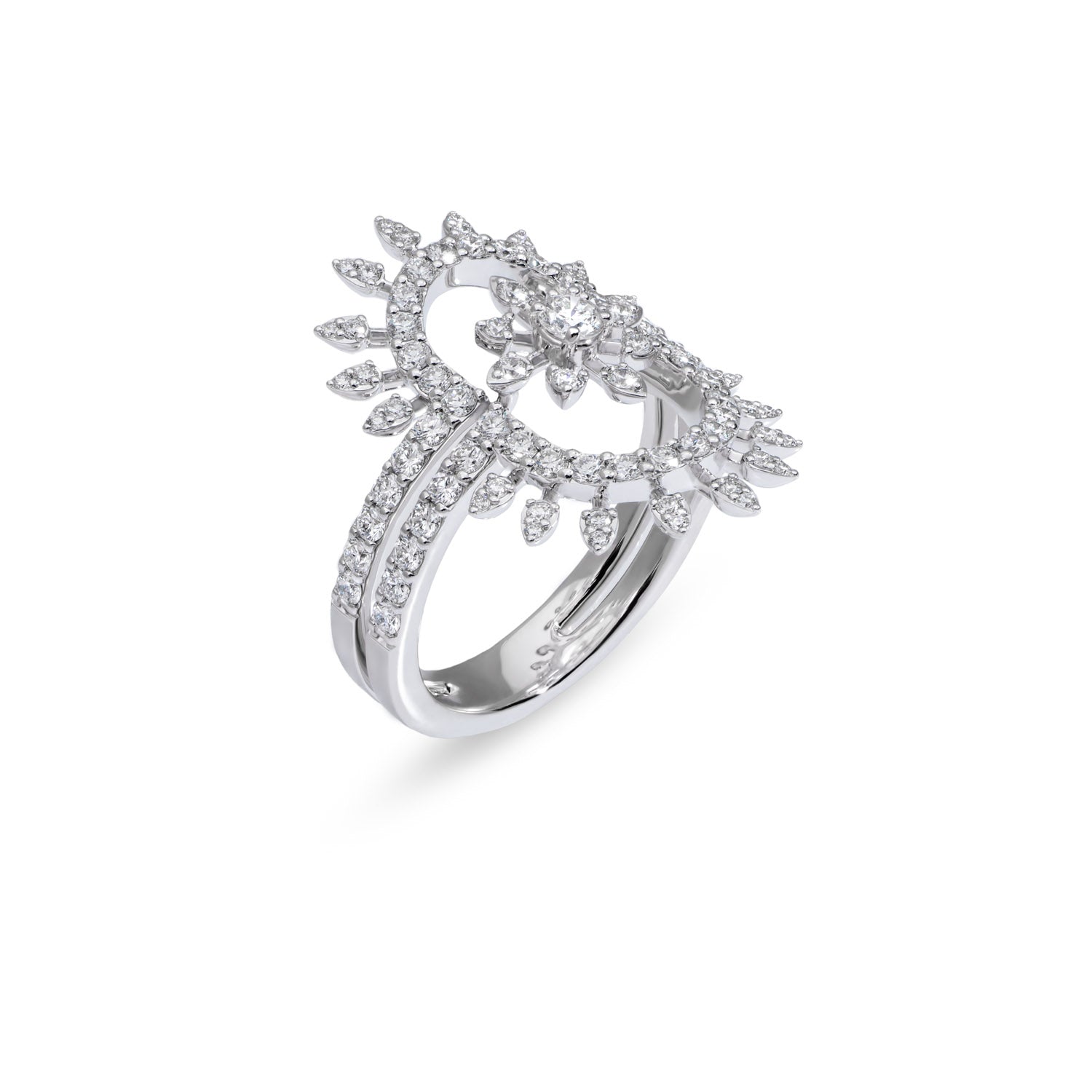 TWILIGHT Sunset Diamond Ring double