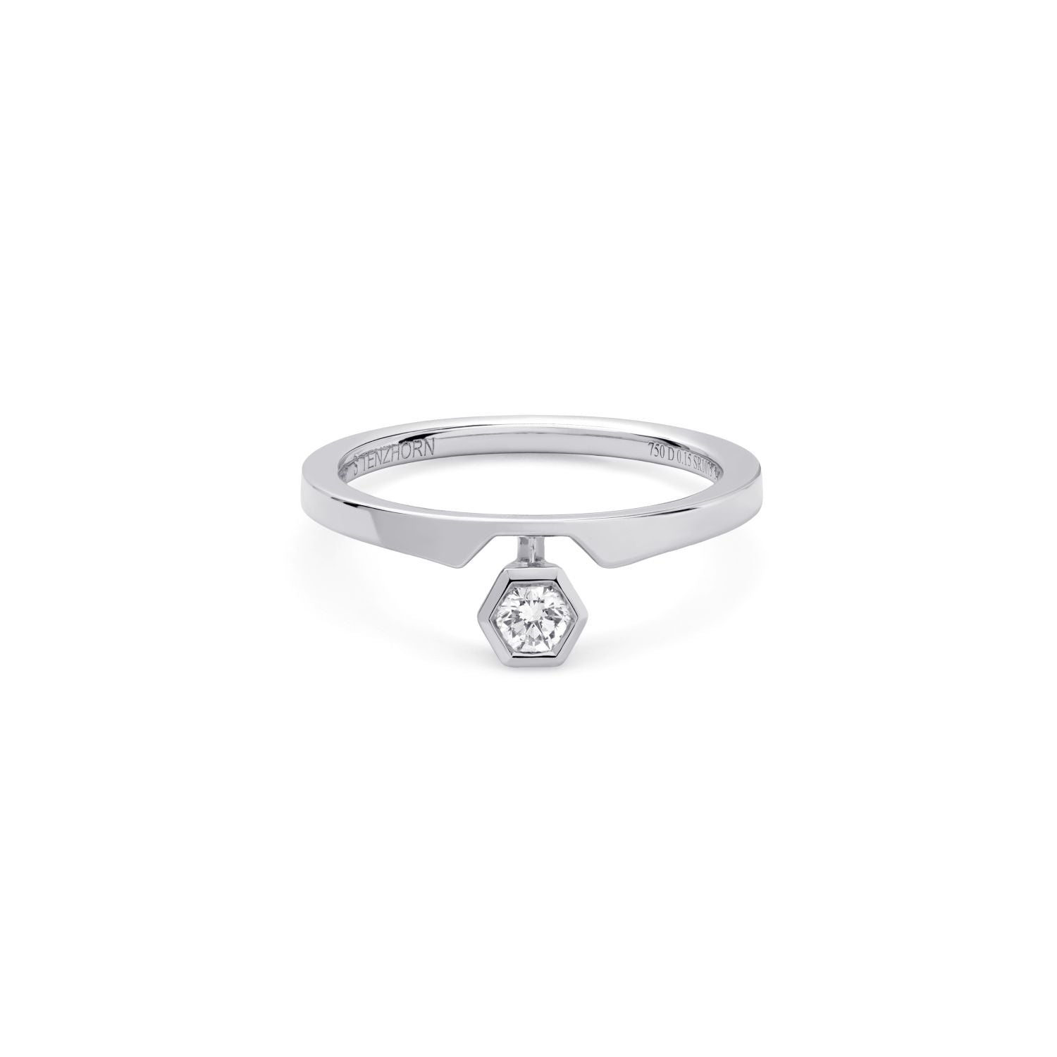 Star Ring with Diamonds