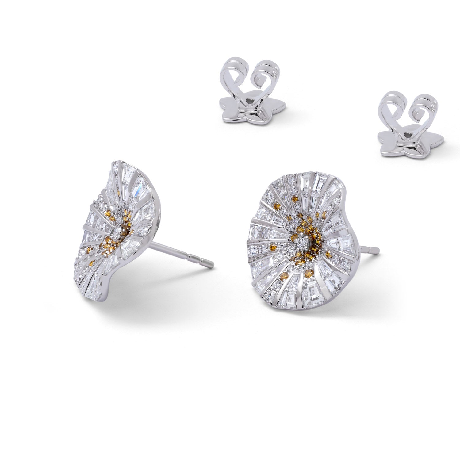 BELLE Yellow Diamond Earrings