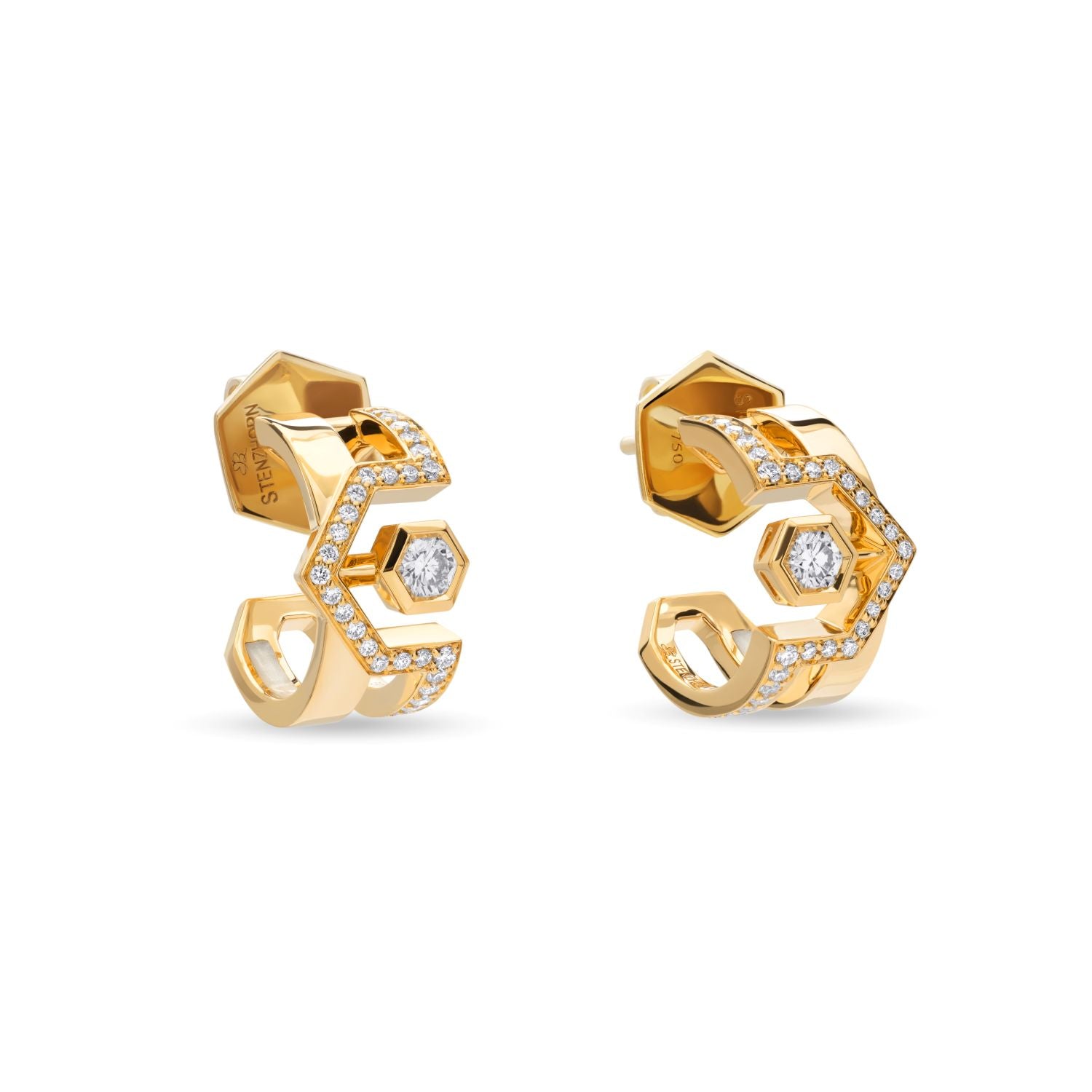 Diamond link Earrings