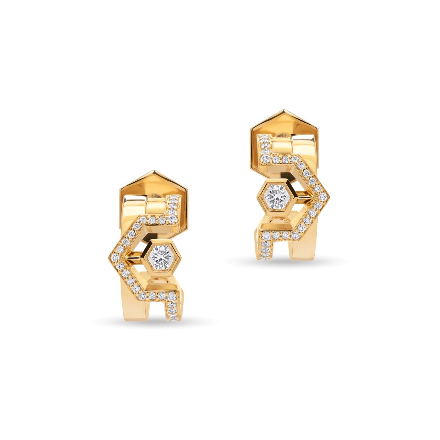 Diamond link Earrings
