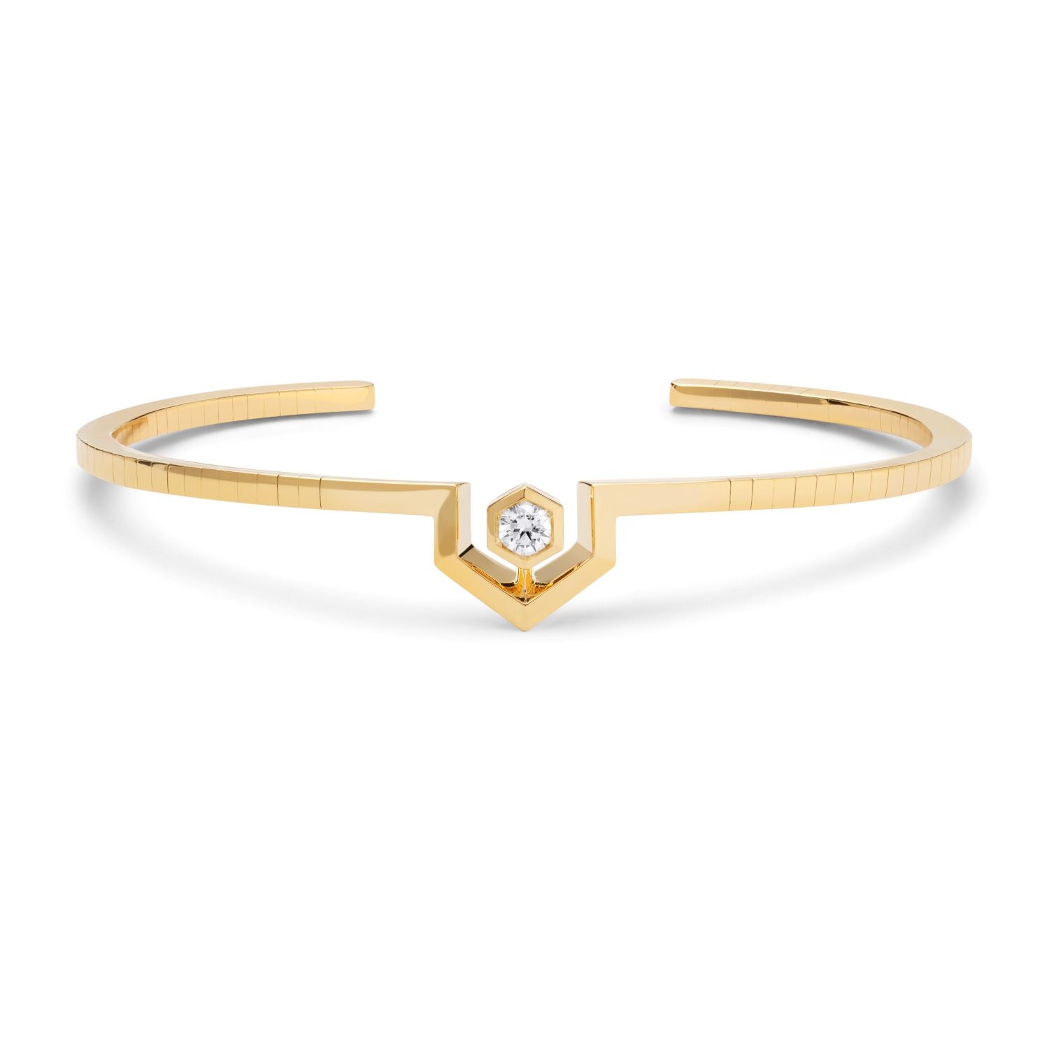 Flexible Diamond Star Bangle