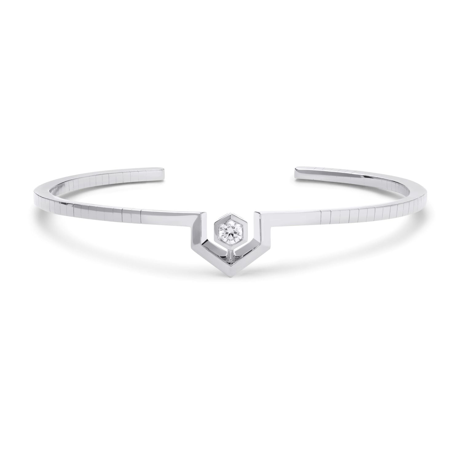 Flexible Diamond Star Bangle