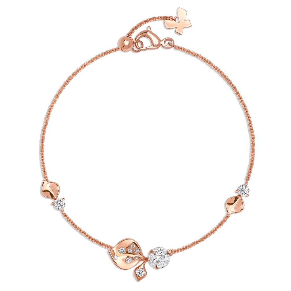À FLEUR DE PARIS ローズゴールド ブレスレット – STENZHORN