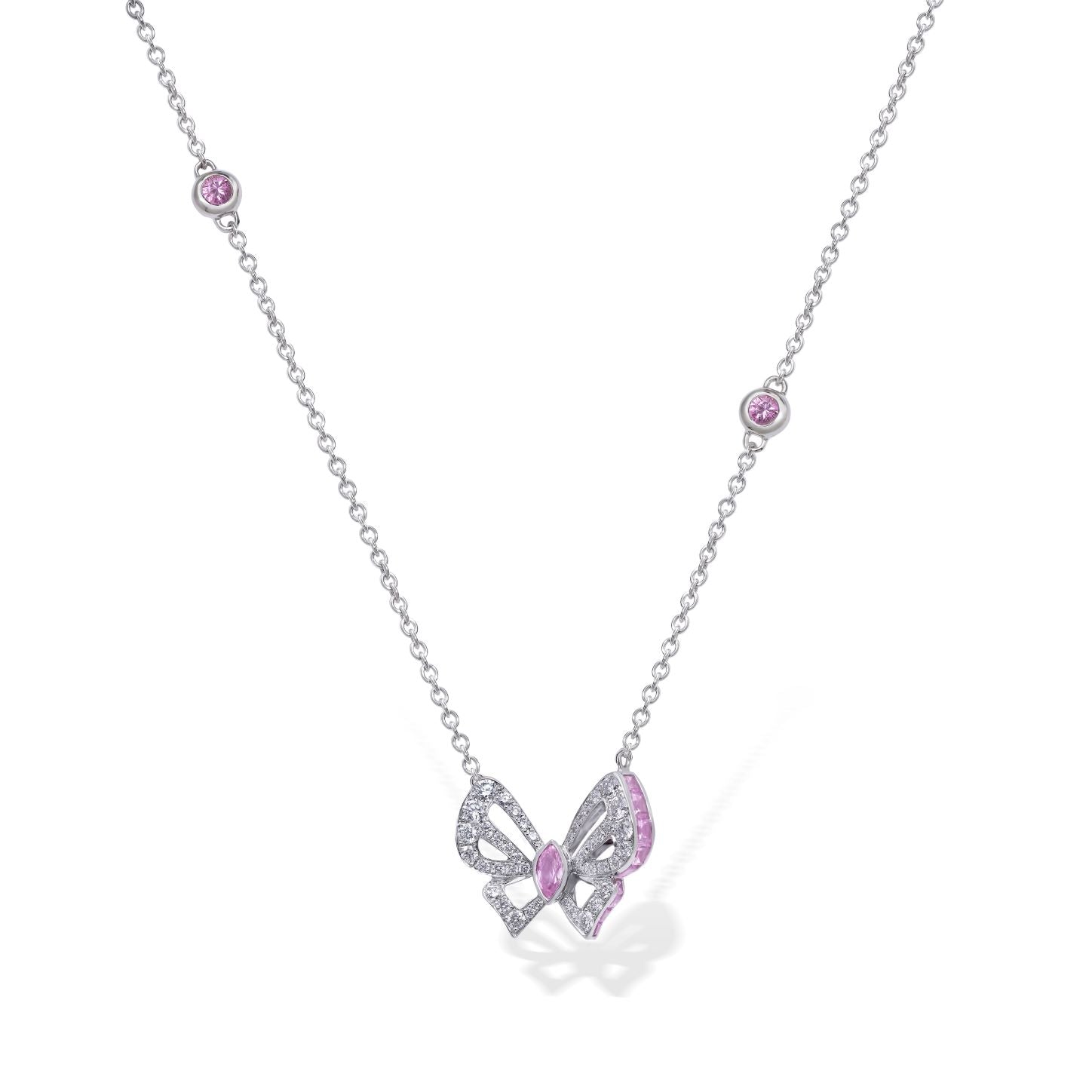 MEET CUTE Pink Sapphire Necklace
