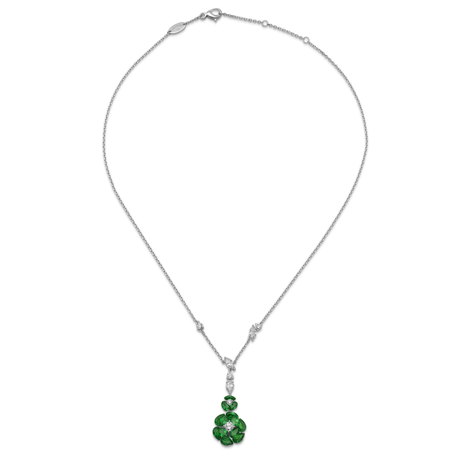 قلادة صغيرة مرصعة بالتسافوريت