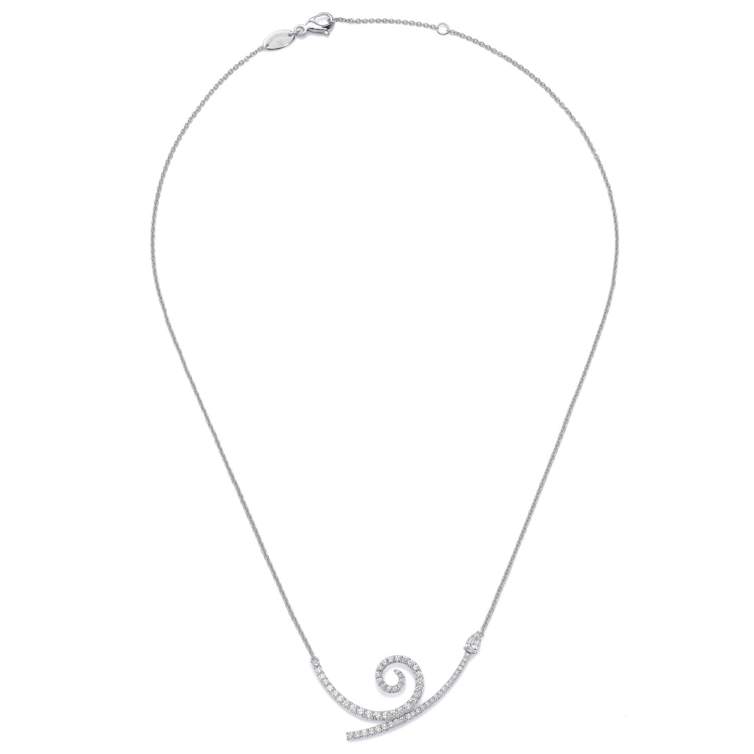 TWILIGHT Starlight Diamond Swirl Necklace