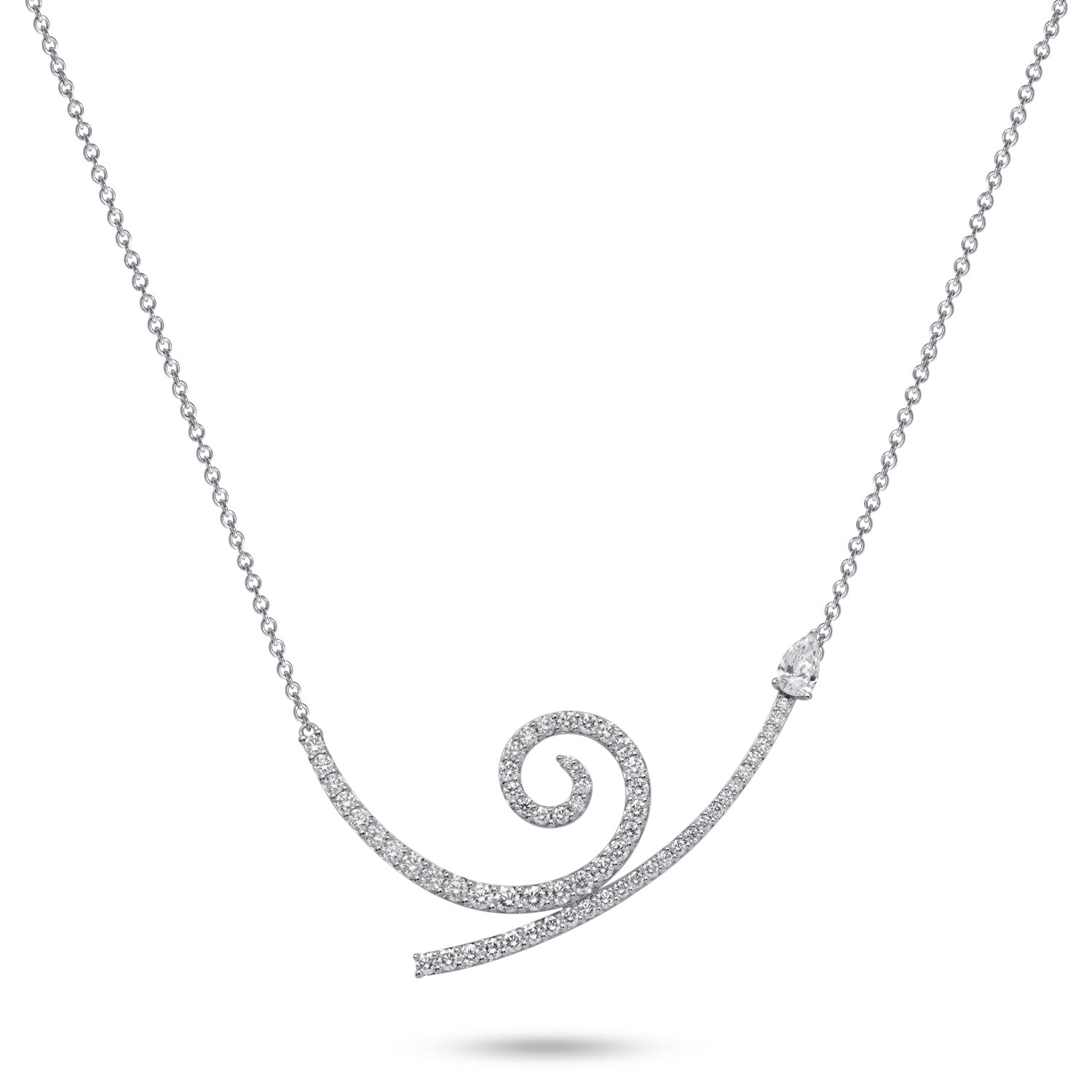 TWILIGHT Starlight Diamond Swirl Necklace