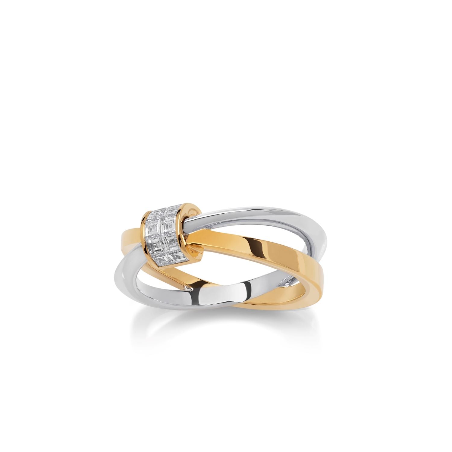 HOLD ON TIGHT Bicolor Ring