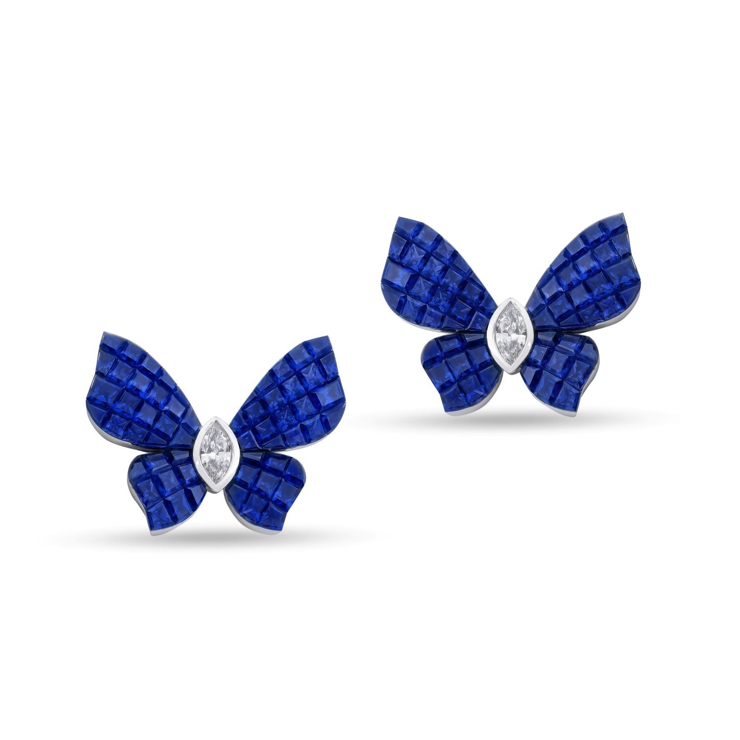 Mademoiselle B. Blue Sapphire Earrings