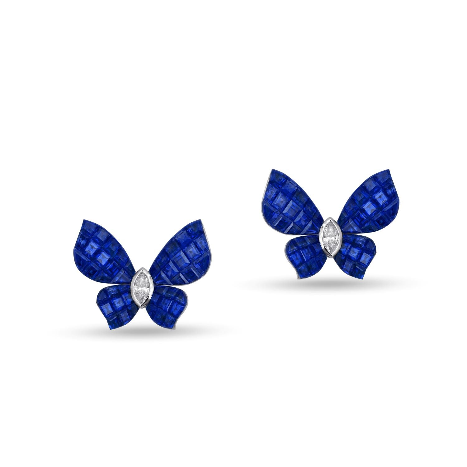 Mademoiselle B. Blue Sapphire Earrings