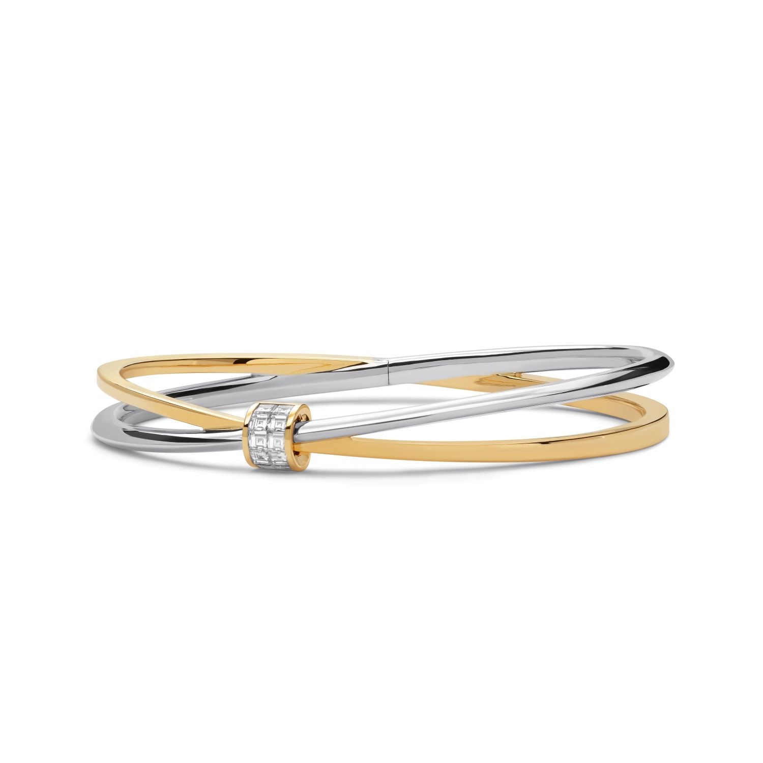 HOLD ON TIGHT Bicolor Bangle