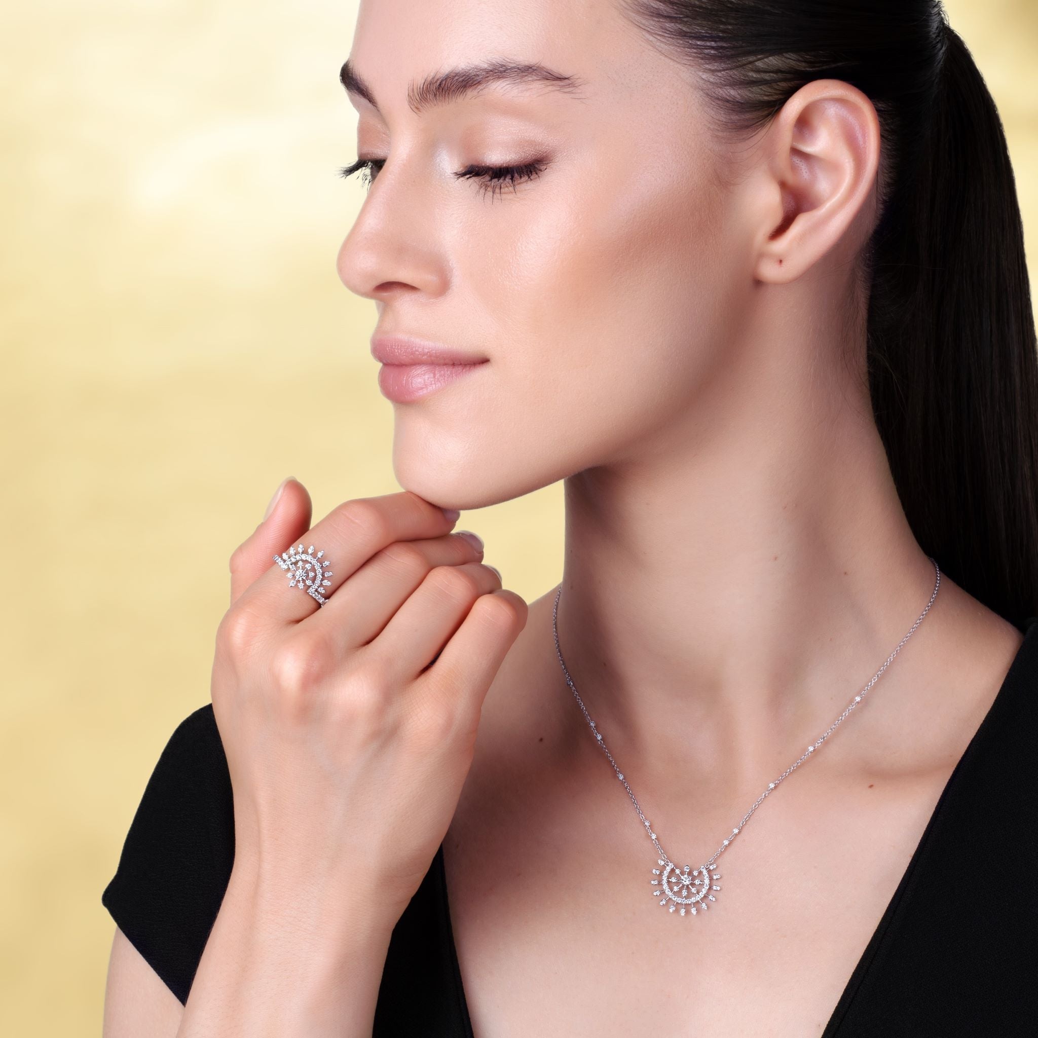 TWILIGHT Sunset Diamond Necklace