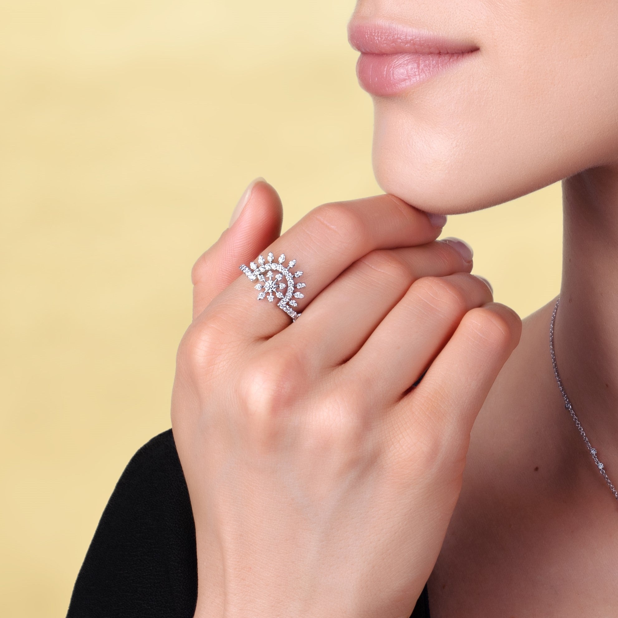 TWILIGHT Sunset Diamond Ring