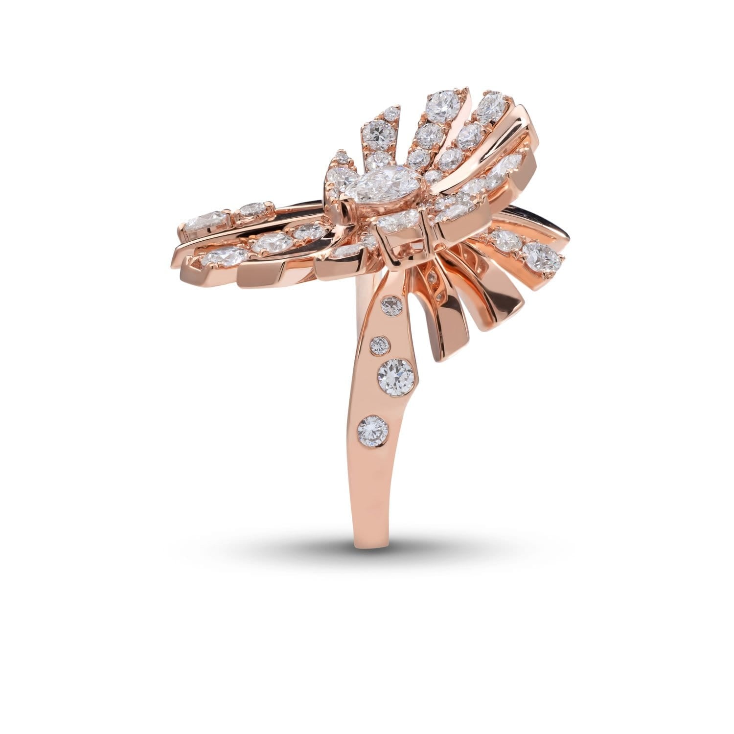 PERSUASION Diamant-Rosegold Ring