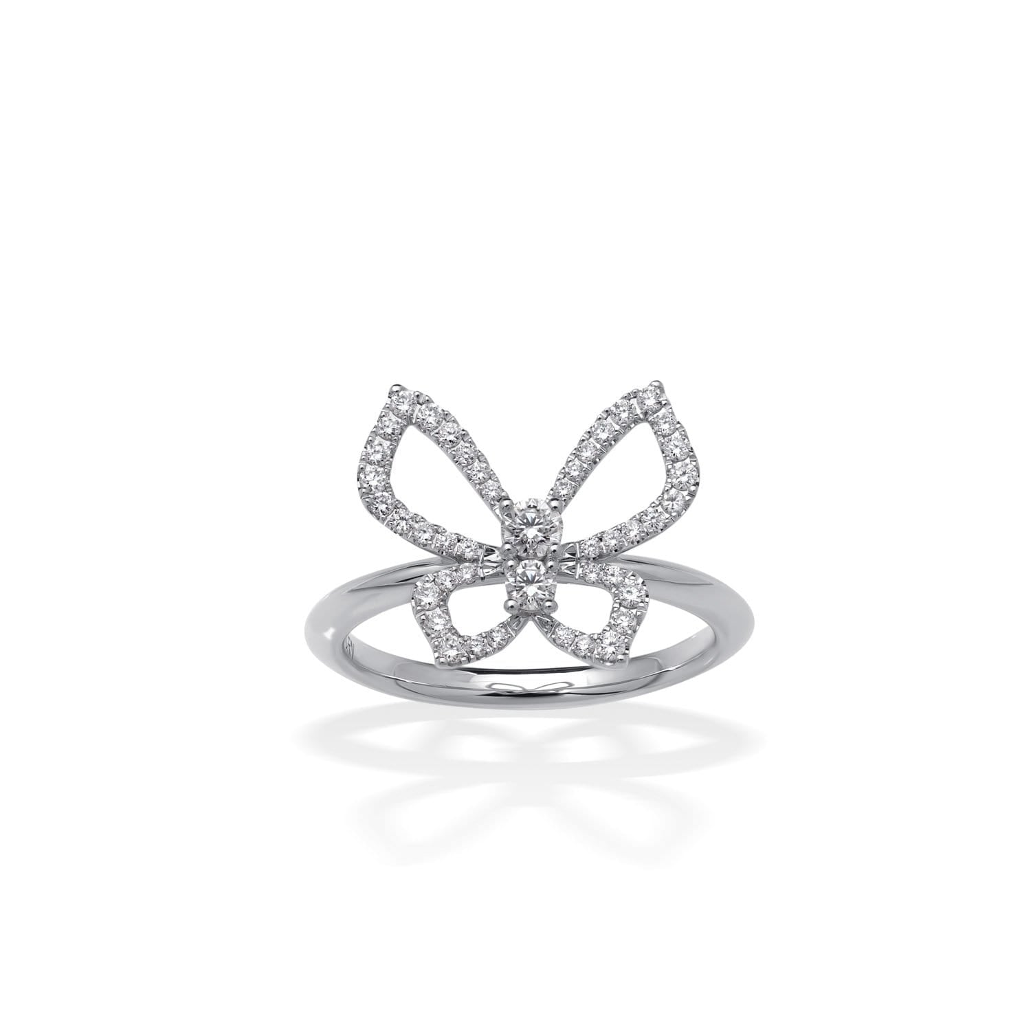 PICCOLE SONATE Butterfly Ring with Diamonds