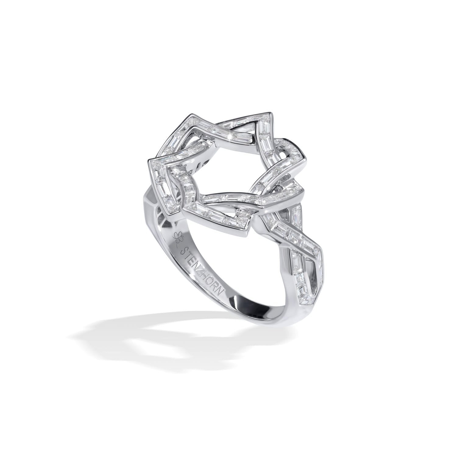 SECRET CIRCLES Baguette Diamond Ring