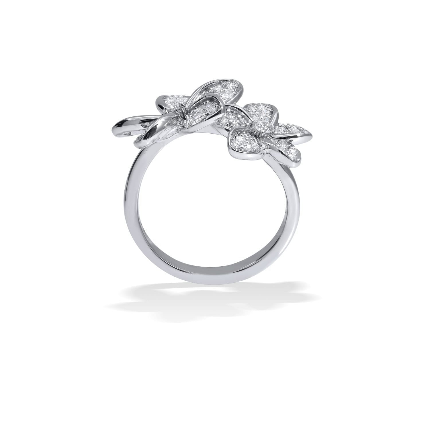 PLUMERIA Diamond Ring Double Flower