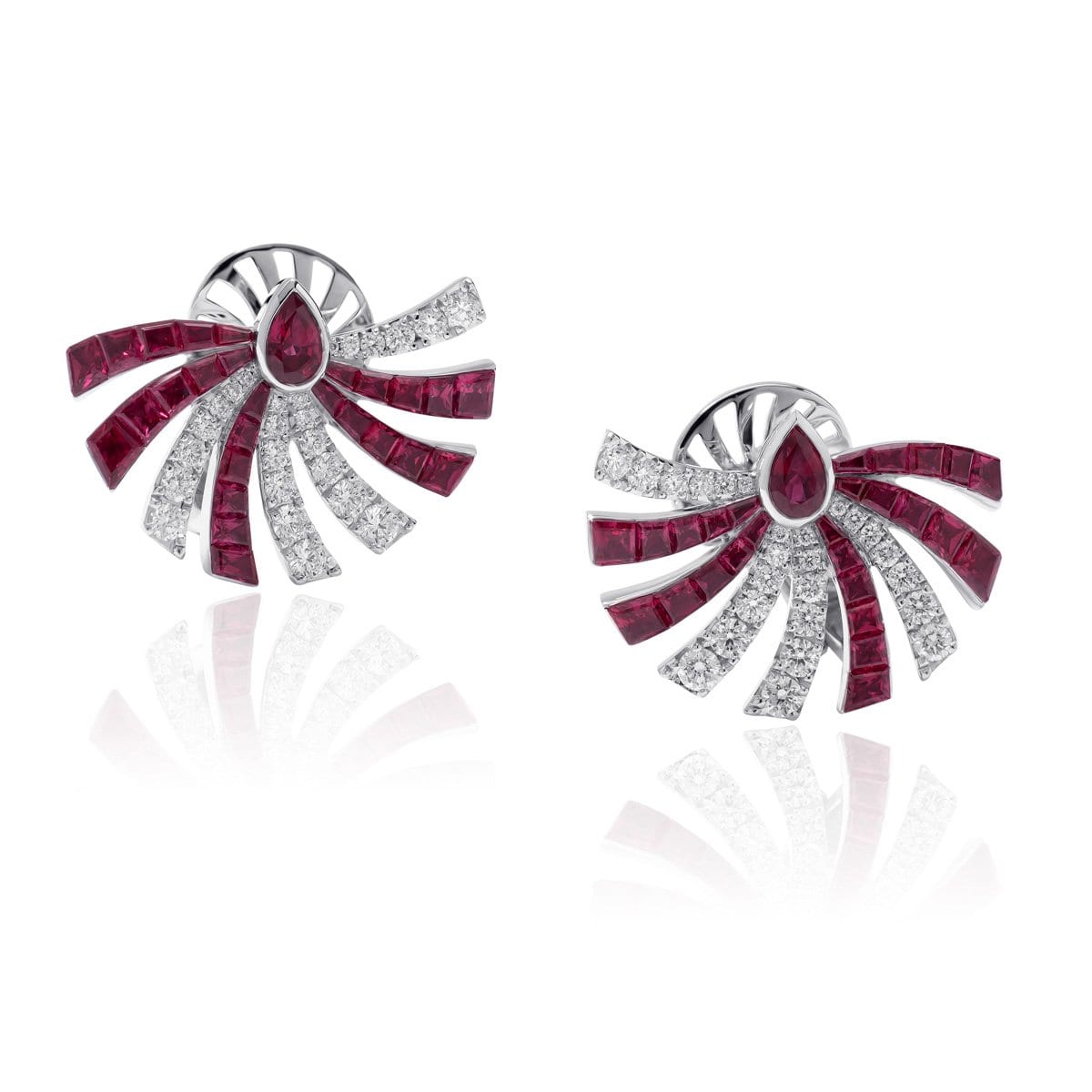 PERSUASION RUBY Earrings - STENZHORN JEWELLERY