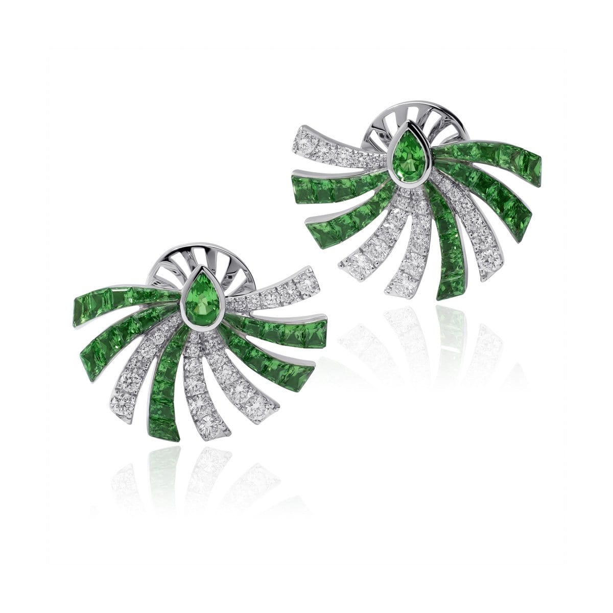 PERSUASION TSAVORITE Earrings - STENZHORN JEWELLERY