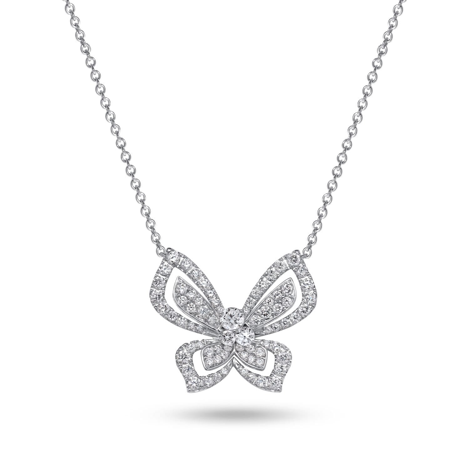 PICCOLE SONATE Schmetterling Diamant-Halskette