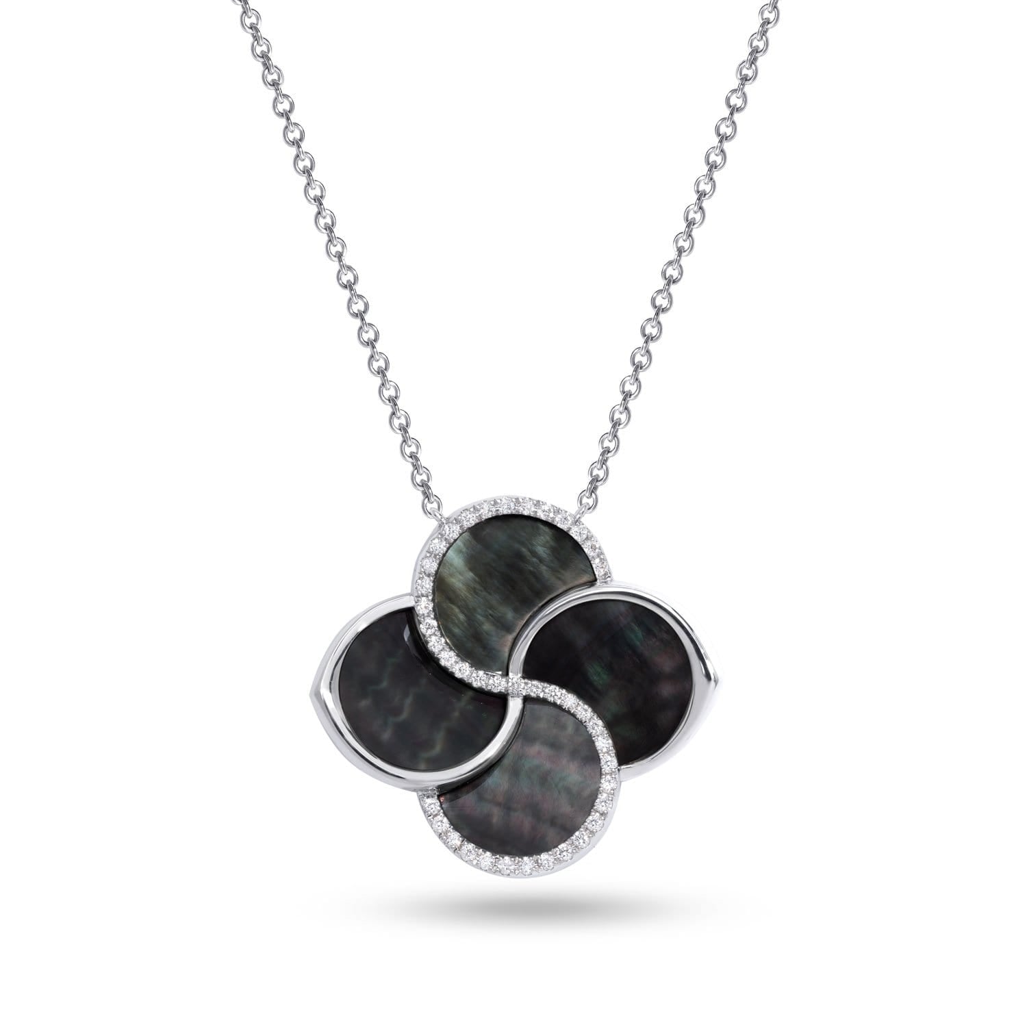 FLUMINA Necklace with Black Mother Of Pearl
