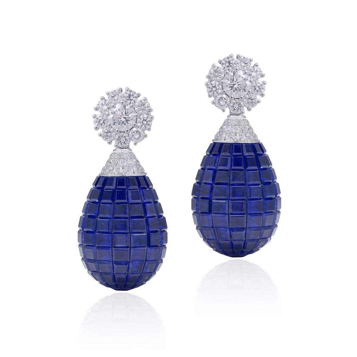 MOSAIC CLASSICAL Sapphire Drop Earrings