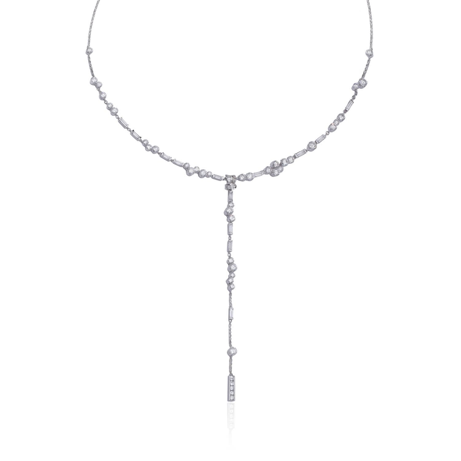 UNA All Diamond "Bride" Necklace