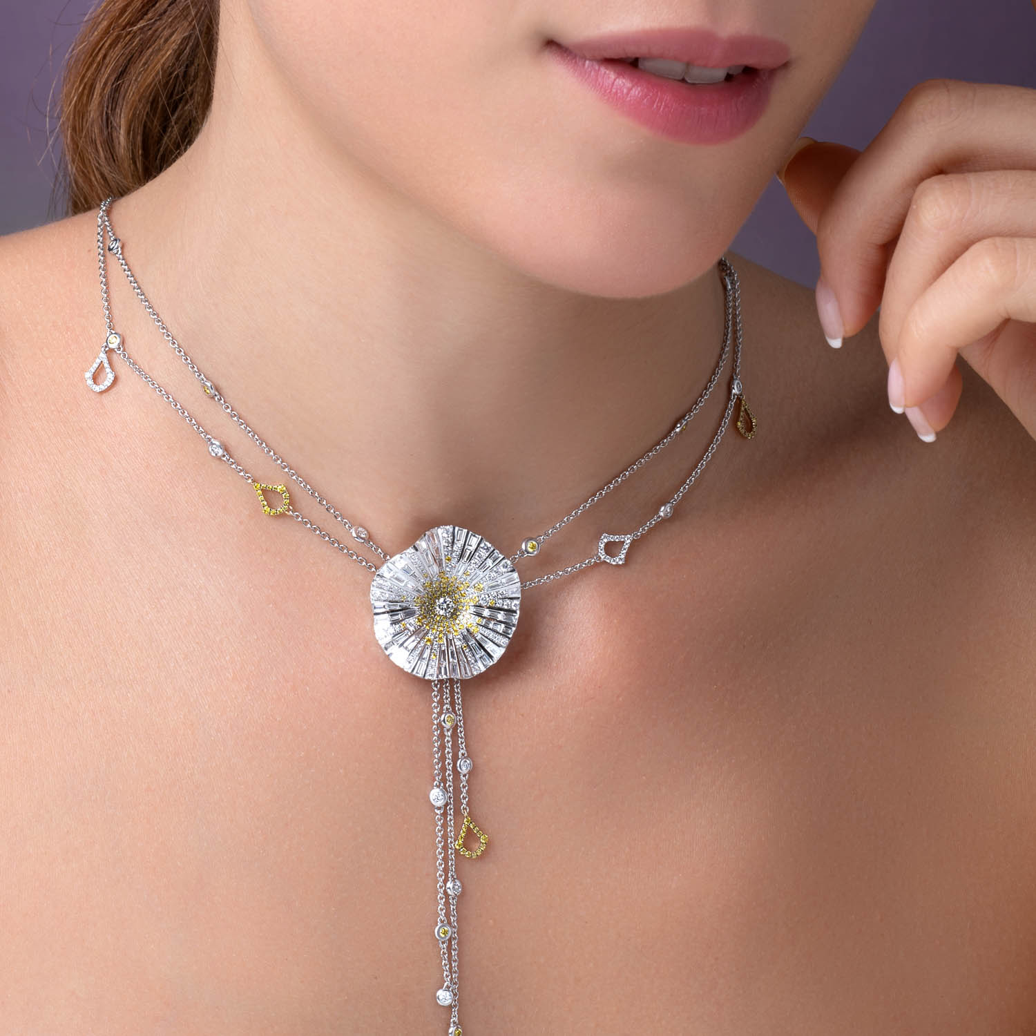 BELLE Yellow Diamonds Necklace